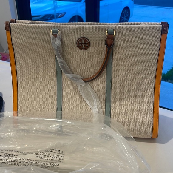 Tory Burch | Bags | Blake Canvas Jumbo Tote | Poshmark